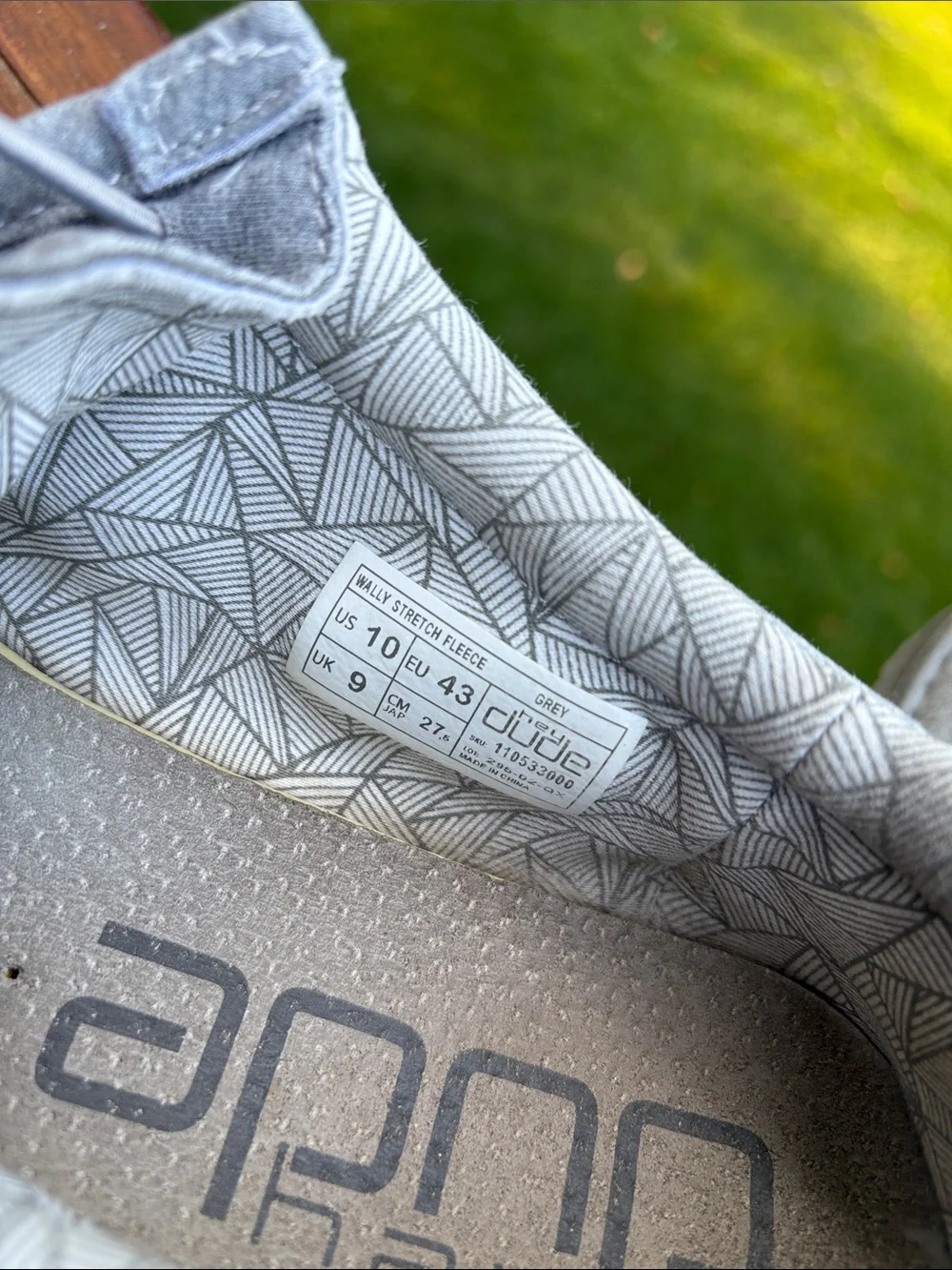 Hey Dude Light Gray Slip-On Loafers